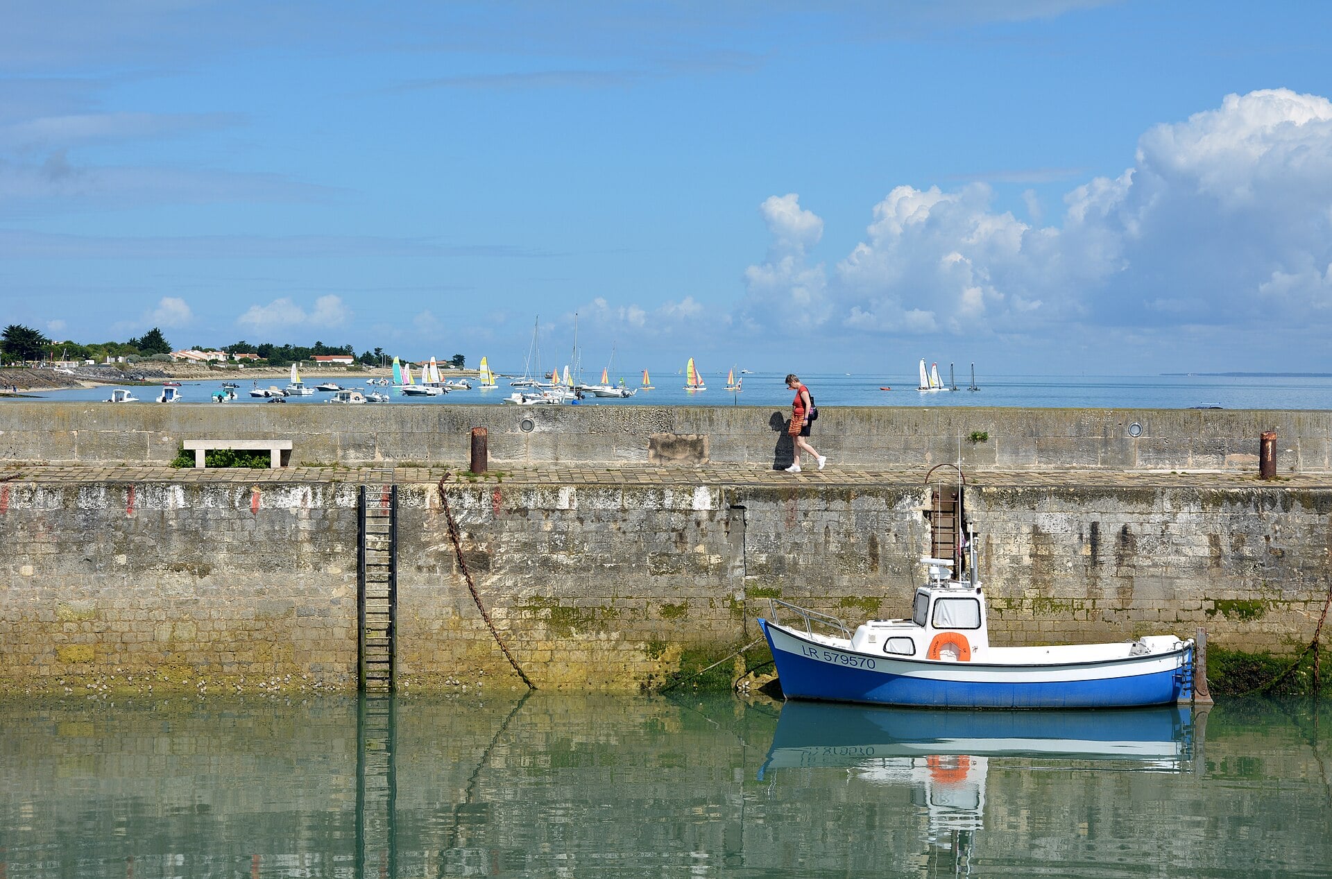 Vieux port de La Flotte sur l’Île de Ré