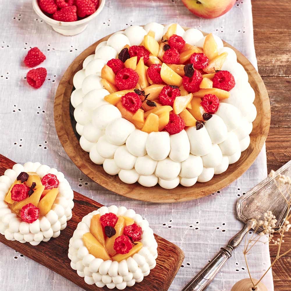 Gâteau aux fruits et à la crème signé Nina Métayer