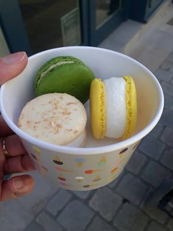 Macarons glacés dégustés chez La Martinière
