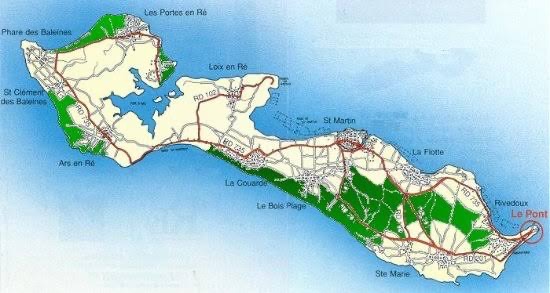 Carte générale de l’Île de Ré