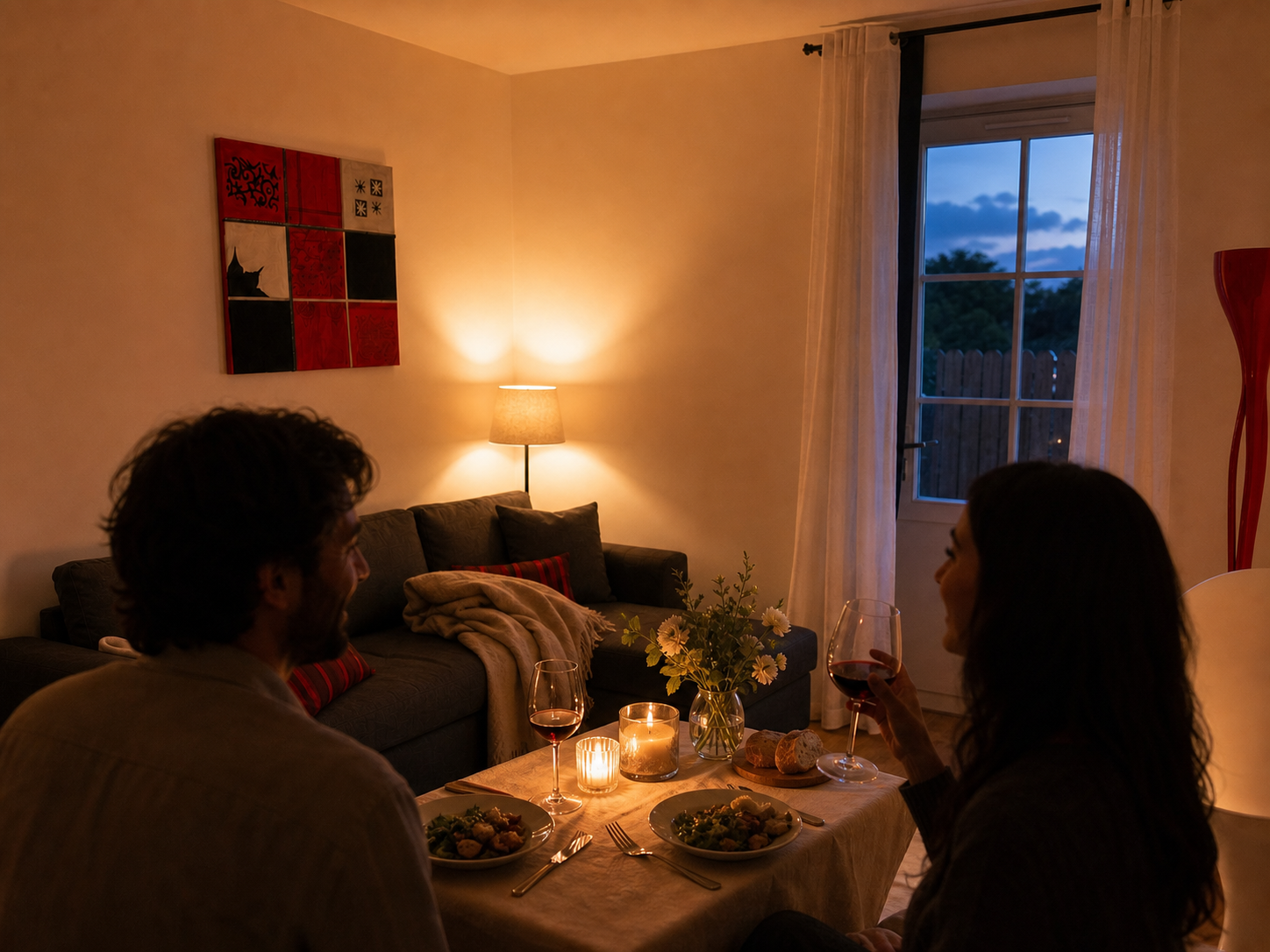 Soirée romantique au Nid d’Été